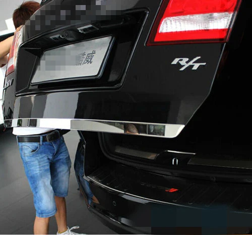 

CHROME REAR TRUNK BOOT DOOR COVER TRIM TAILGATE MOLDING FIT FOR DODGE JOURNEY 2009 2010 2011 2012 2013 2014