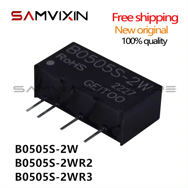 (10piece)100% NEW B0505S-2W 2WR2 2WR3 DC-DC Power module ZIP-4 5V to 5V with protection