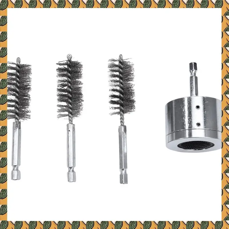 

A77I Metal Copper Pipe Cleaner,Tube Cleaning Brush For Power Drill Copper Tube Cleaner Brush For Drill