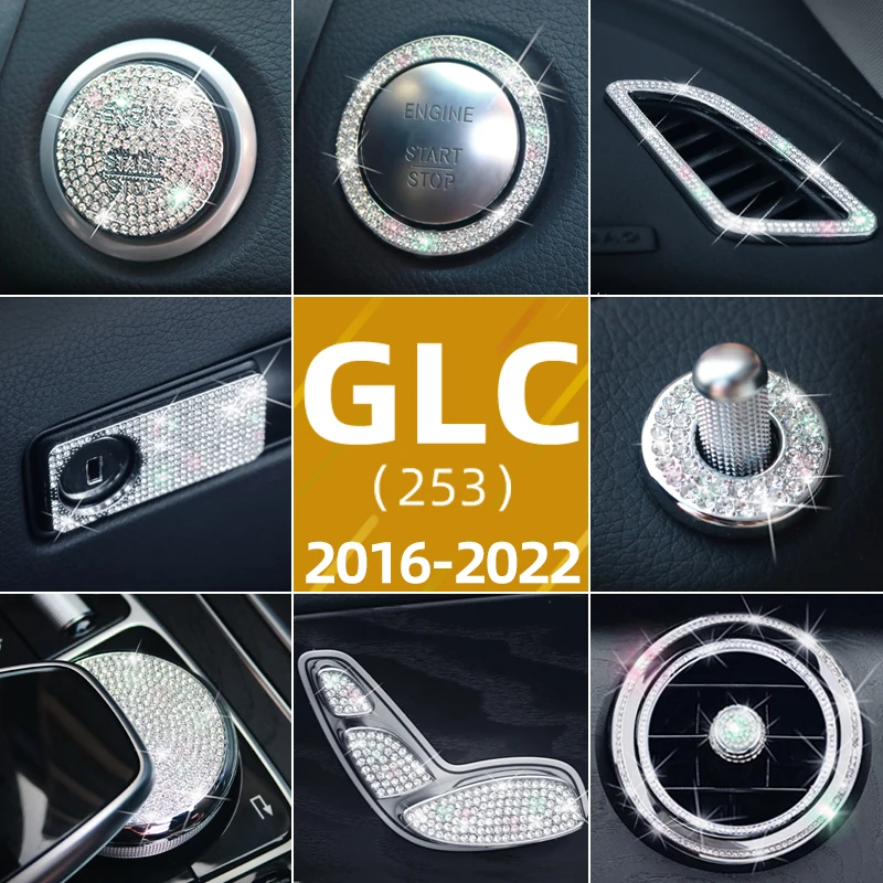 For Mercedes-Benz 253 Refitted Vehicle GLC250GLC260GLC300L Series Automotive Interior Renovation Diamond Complete Set Decoration