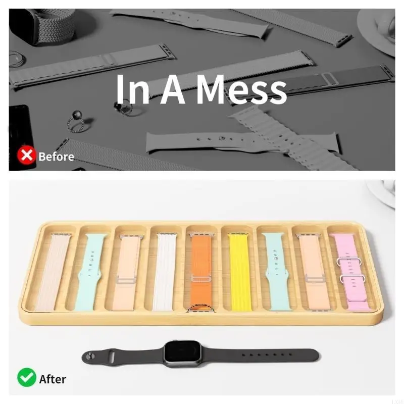 

Practical Watch Display Case Watch Storage Holder with Multiple Compartment