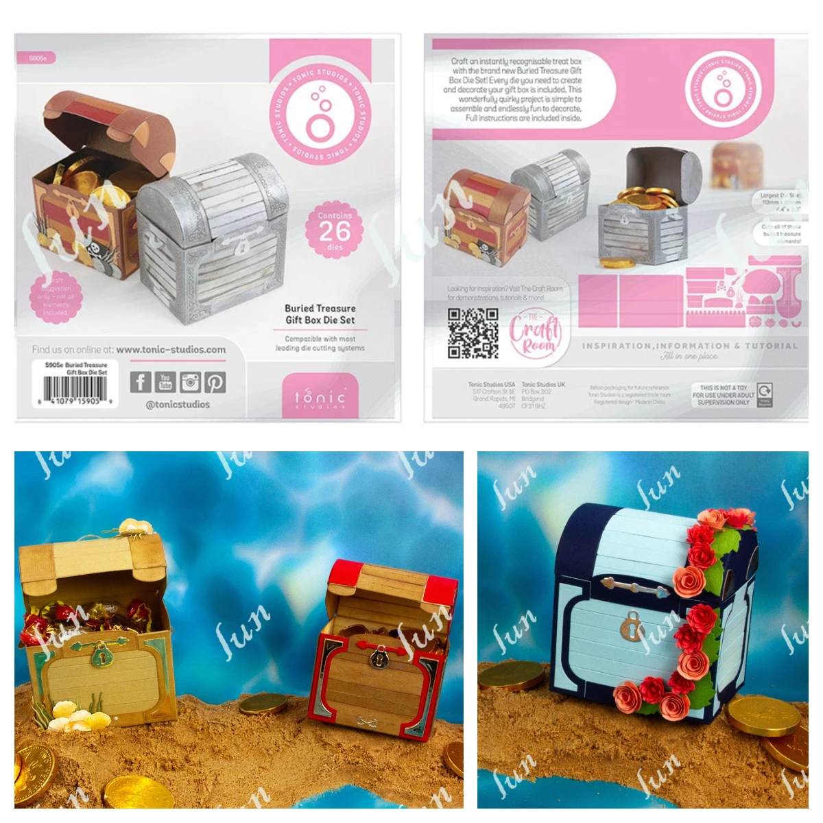 

Metal Cutting Dies Christmas Tremendous Tree Die Set Buried Treasure Box DIY Scrapbooking Album Paper Card Embossing Die Cut