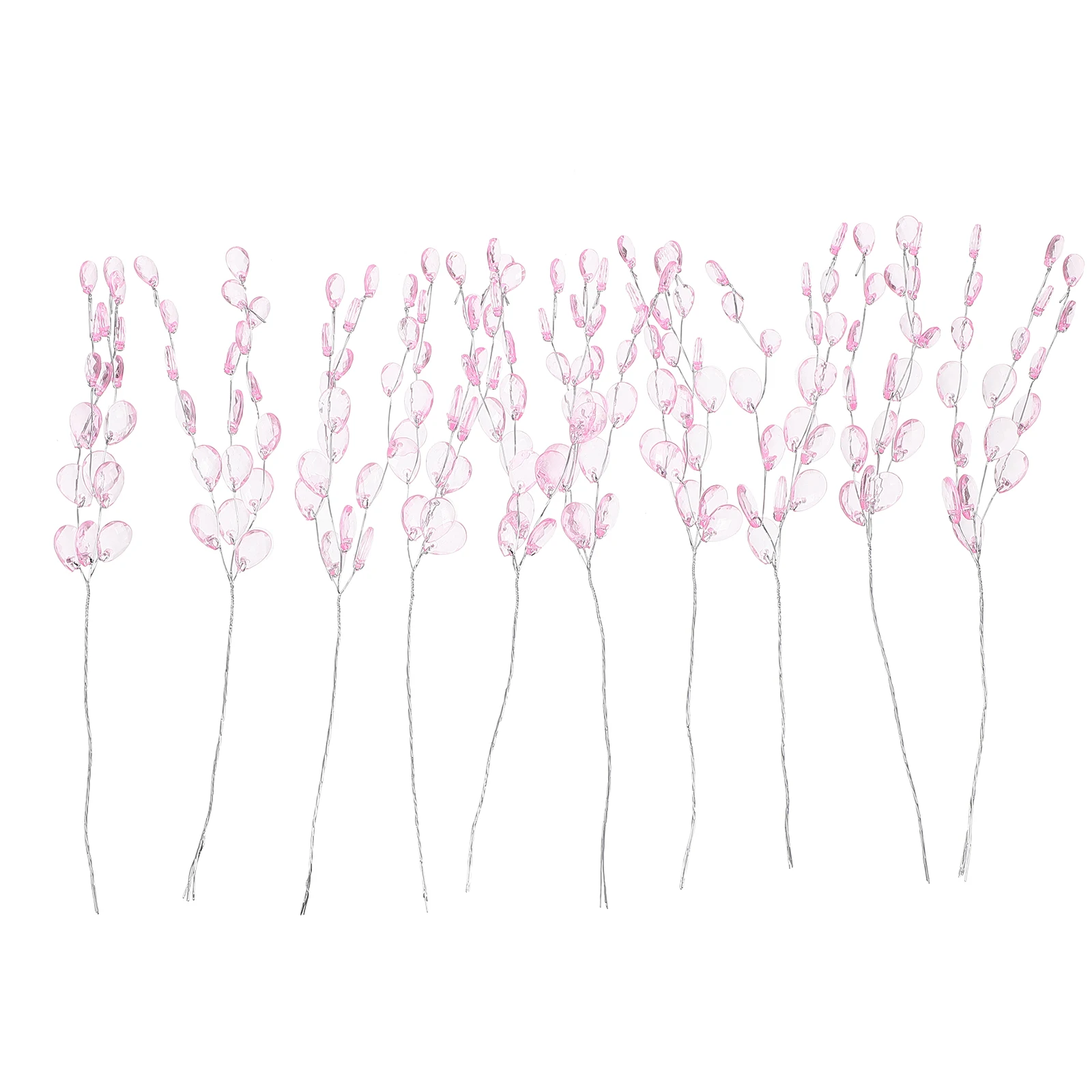 

50 Pcs Hair Garland Home Decor Decorations Realistic Branches Indoor Flower Bouquet