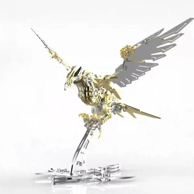 Loook Store Precision Mechanical Eagle 3D Metal Puzzle Assembly Package with Tools & Manual Creative Gift for Model Enthusiasts