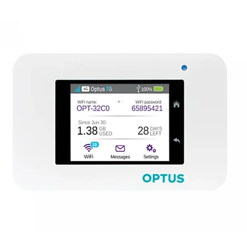 New netgear AC800S Optus LTE Band700/900/1800/2100/2300/2600Mhz Cat9 450Mbps MiFi Modem