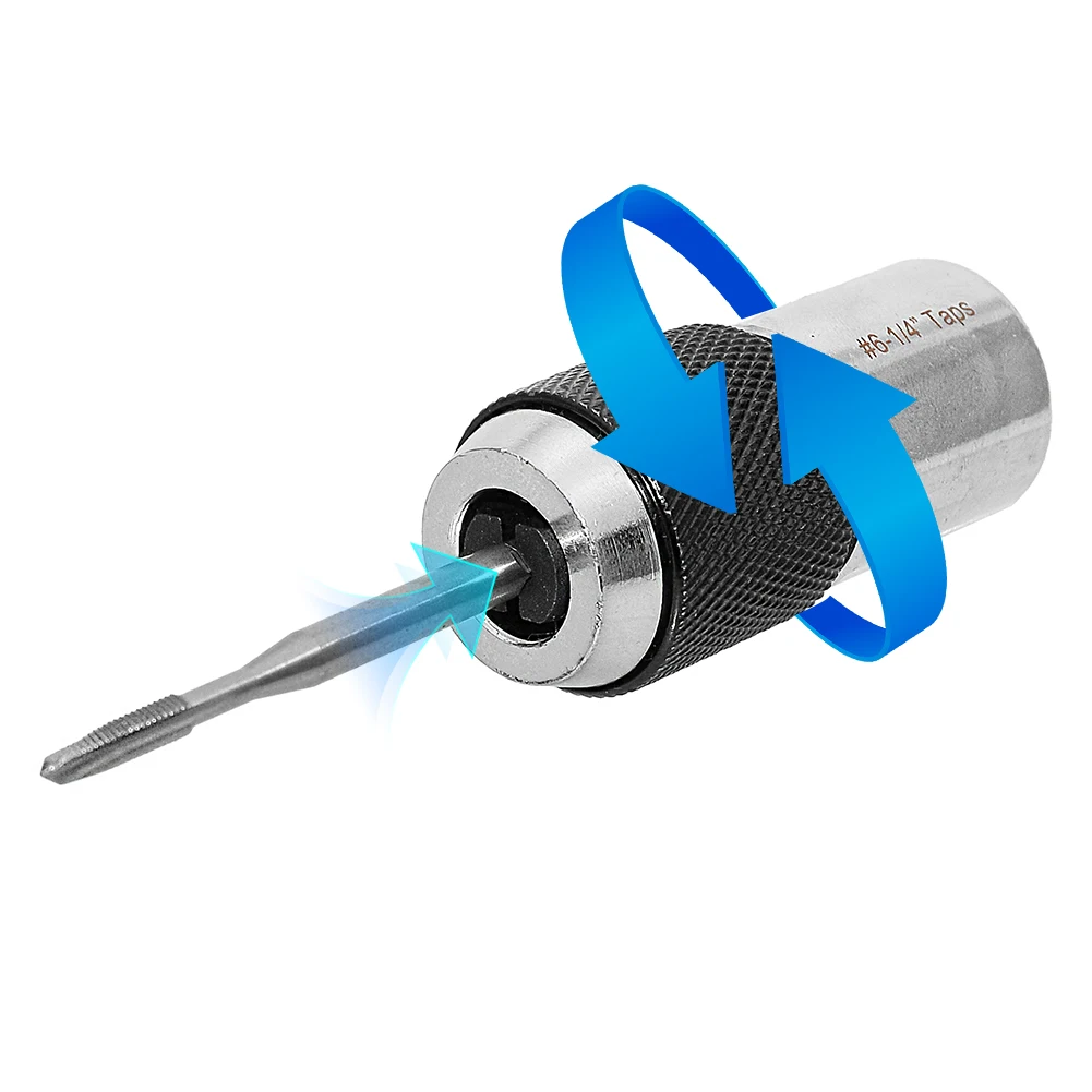 

Tap Extractor Tool #6-1/4inch 1/4inch-1/2inch Extraction Tool with Adjustable Jaws Suitable for Taps Reamers Screw Extractors