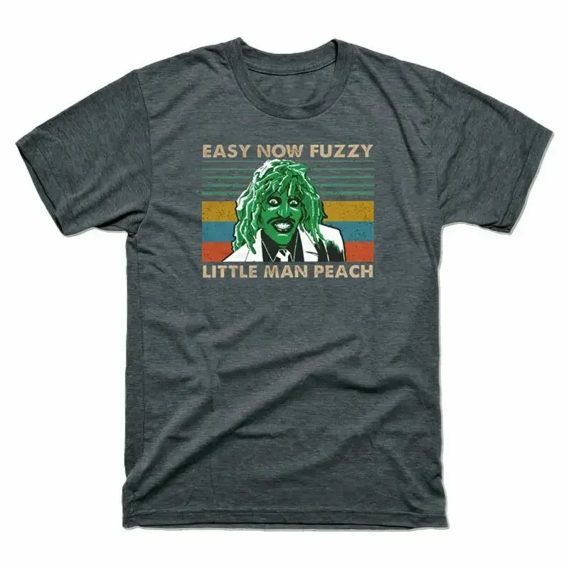 Old Gregg Easy Now Fuzzy Little Man Peach The Mighty Boosh TV Retro Men's Tee 2024 High quality Brand Tee Casual Printed