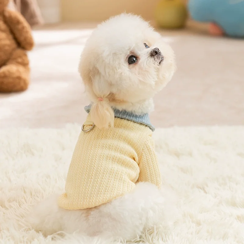 Summer Pet Shirt Fashion Solid Dog Clothes Breathable Puppy Coat Simple Cat Shirt Pet Sweatshirts Chihuahua Outfits Dog Costumes - view 2