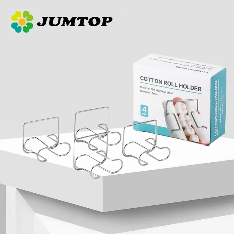 JUMTOP-Pince à rouleau de coton dentaire, support de rouleau de coton en acier inoxydable autoclavable, fournitures de laboratoire dentaire