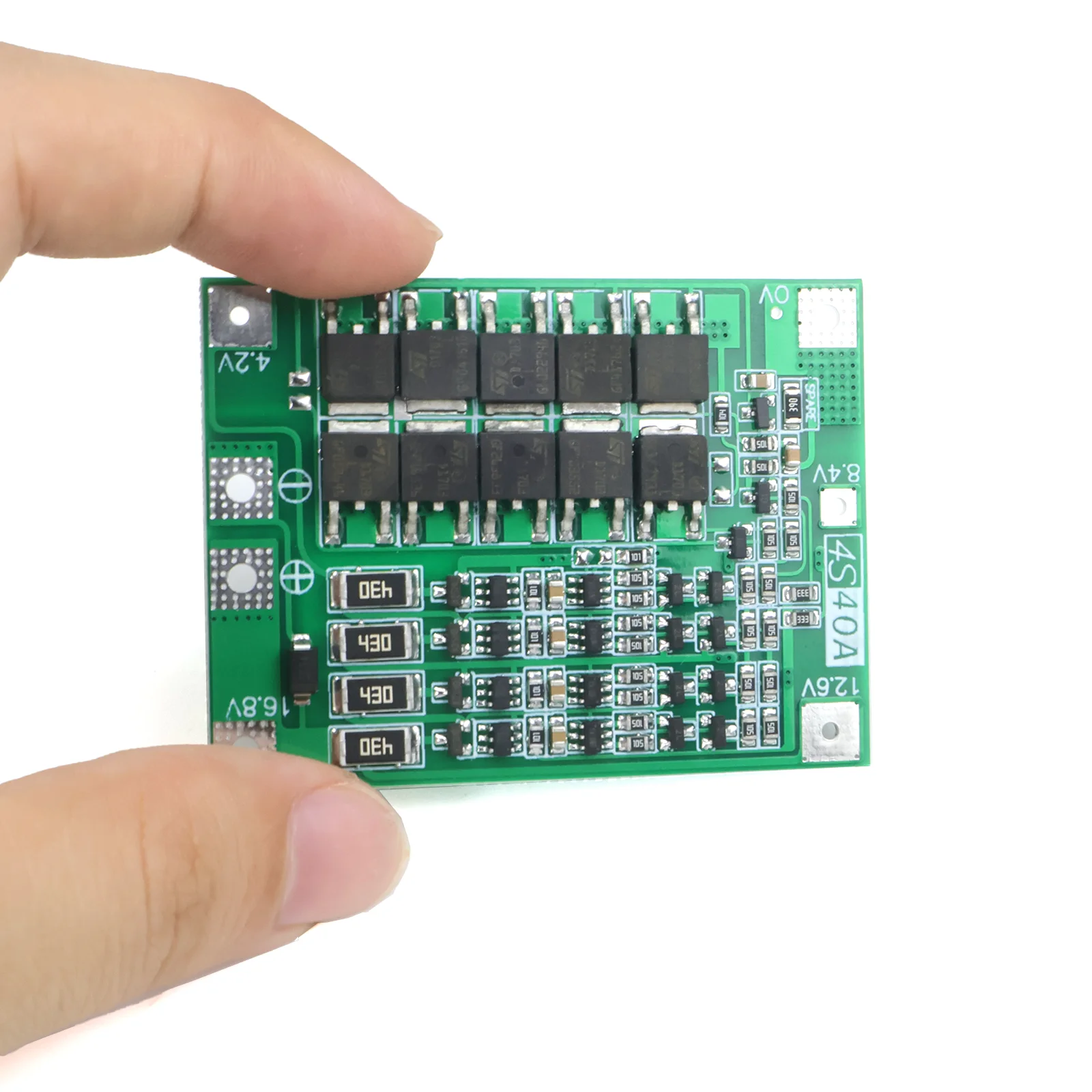3S 4S Lithium Battery Charger Protection Board 40A 60A BMS with Balance for 18650 Drill Motor 11.1V 12.6V 14.8V 16.8V