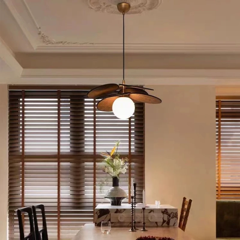 

French Restaurant Chandelier Wabi Sabi Style Dining Table Bar Lighting, Bedroom Homestay Decoration Chandelier
