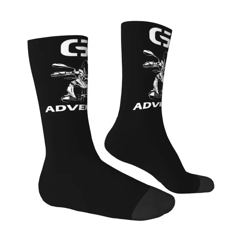 1250 Motorbike GS Adventure Dress Socks Mens Womens Warm Fashion Novelty Motorcycle Biker Crew Socks