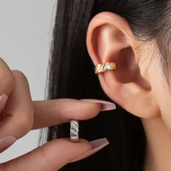 ZHONGVI Delicate AAA Zircon Clip Earrings for Women Buckle Ear Cuff No Piercings Fake Cartilage Ear for Women Fashion Jewelry