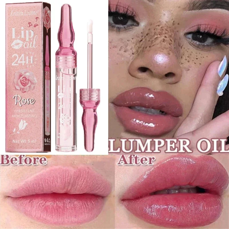 Instant Volumising Lip Essential Oil Increase Lips Elasticity Reduce Fine Lines Moisturizing Nourish Sexy Lip Care Plump Serum