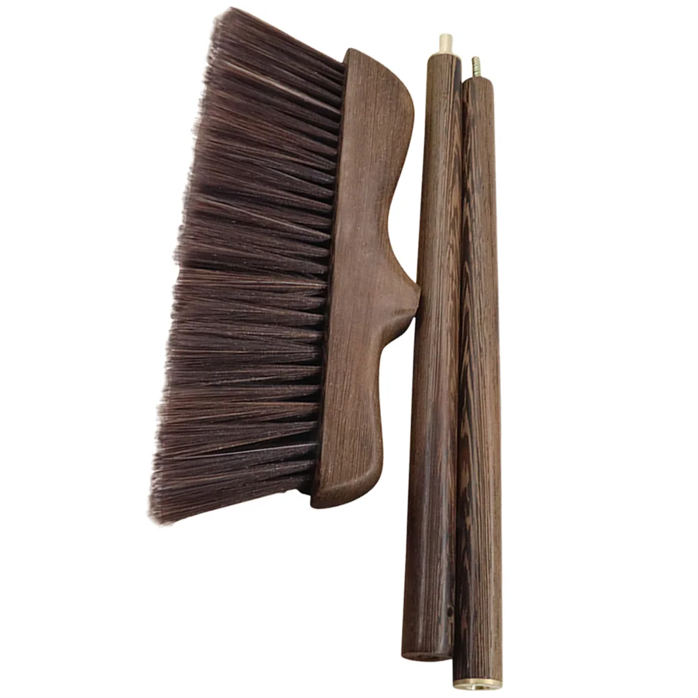 Garbage Cleaning Broom Sweep Home Long Handle Tool Wooden Reusable Family Garden Dustpan Brush Outdoor Sweeper