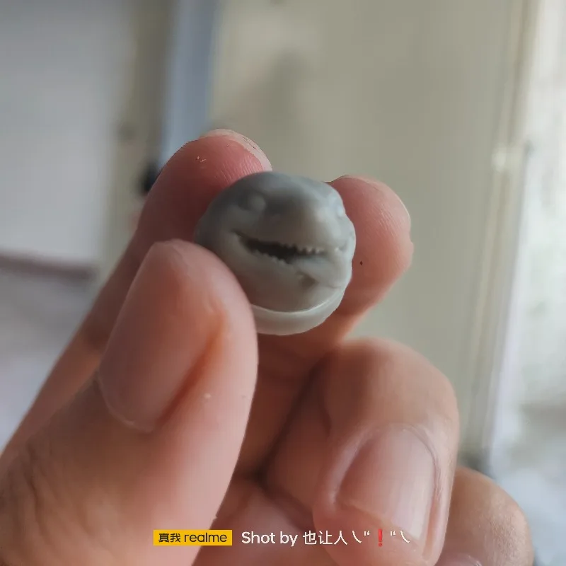 Keycap Resin Hiu Teclado 3D Dicetak Artisan Key Caps Kustom Kartun Lucu Keycaps Aksesoris Keyboard Mekanik