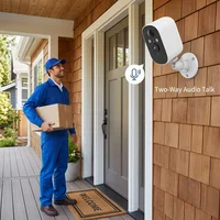 XVIM Outdoor Wireless WIFI Camera 1080P Wireless Home Security Solar Battery Powered Camera Floodlight Night Vision Local Alarm 2