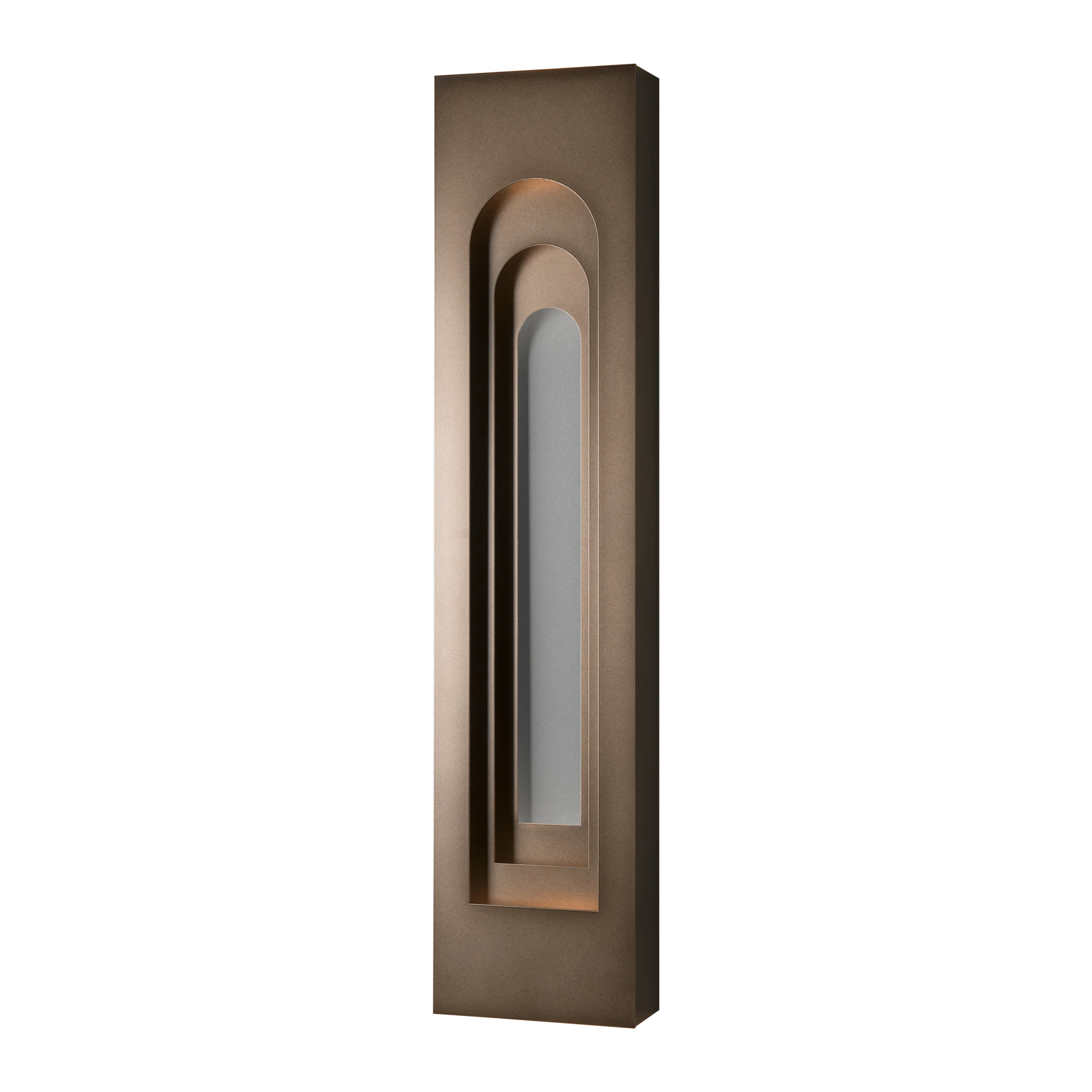 Modern Simple Aluminum LED Outdoor Wall Sconce Water-Proof Bronze Finish Warm White Wall Scone for Entrance Garden
