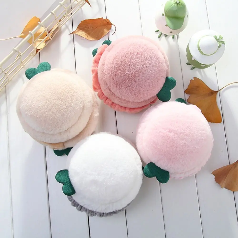 Cute Soft Earmuffs Fluffy Windproof Faux Fur Ear Warmers Portable Foldable Ear Covers Winter Season