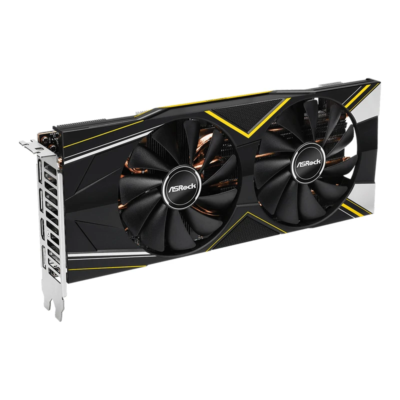 ASRock-tarjeta de vídeo Radeon 5700XT Challenger D 8G OC PCI Express 4,0