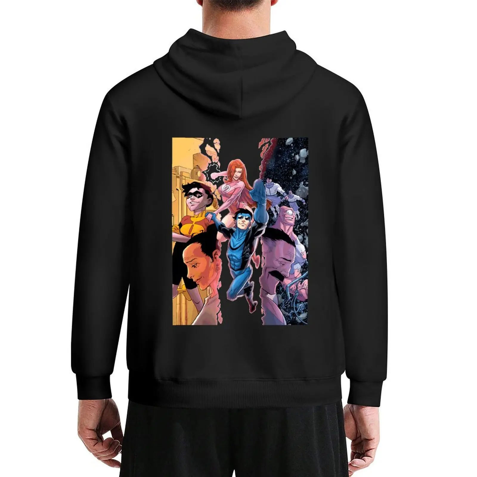 

mark family Hoodie winter clothes male clothes japanese style men clothing tracksuits