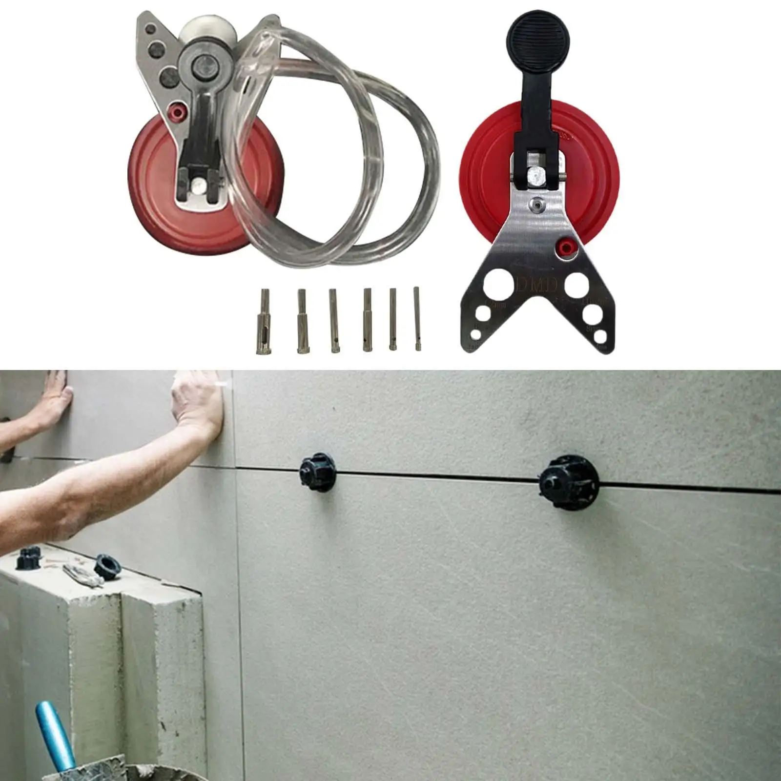 

Tile Glass Openings Locator Efficient Water Drainage 14mm to 50mm Adjustable Accessory for Tile Granite Glass Smooth Surface