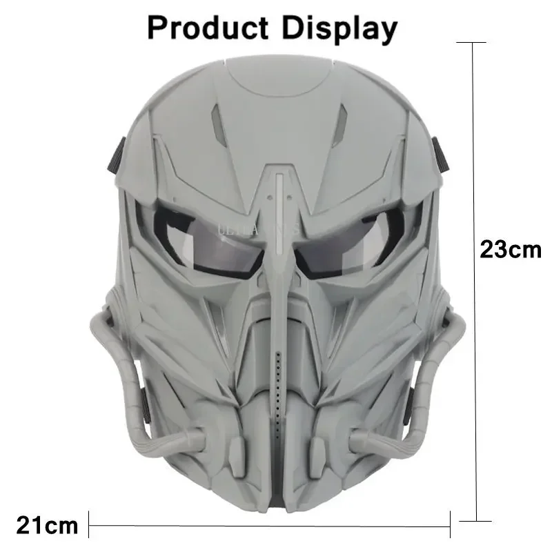 Tactical Mask Airsoft Paintball Shooting Impact Resistant Full Face Masks Outdoor Hunting Wargame Sports Protection Accessories