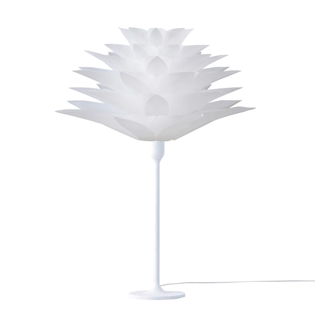 لوتس مصباح معلق 35 سنتيمتر بولي كلوريد الفينيل البلاستيك ضوء السقف الإبداعية الزخرفية معلقة ضوء للمنزل غرفة الطعام مقهى مخزن بار E27