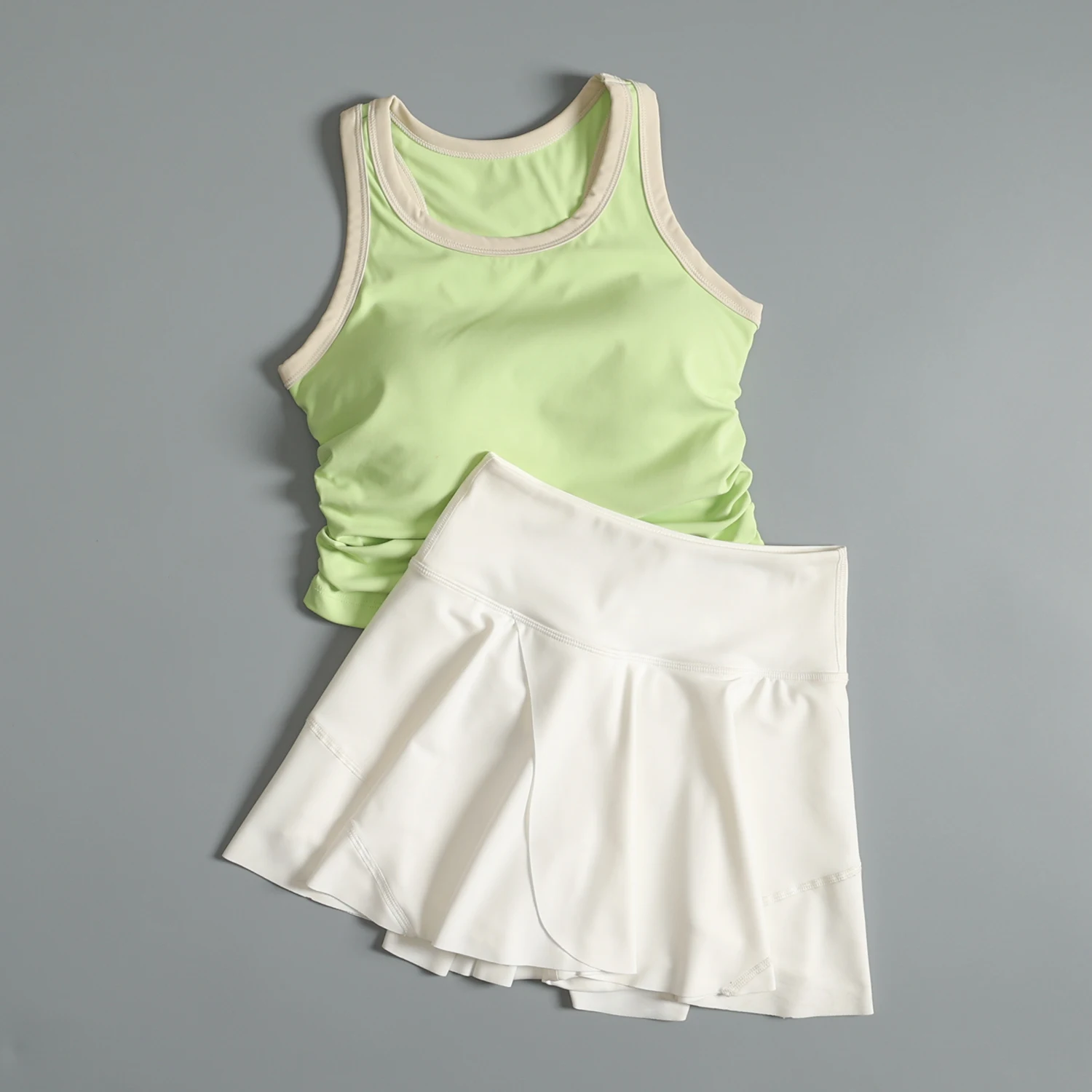 

Badminton sports suit for women in summer high-value fitness training quick-drying vest high waist yoga running skirt