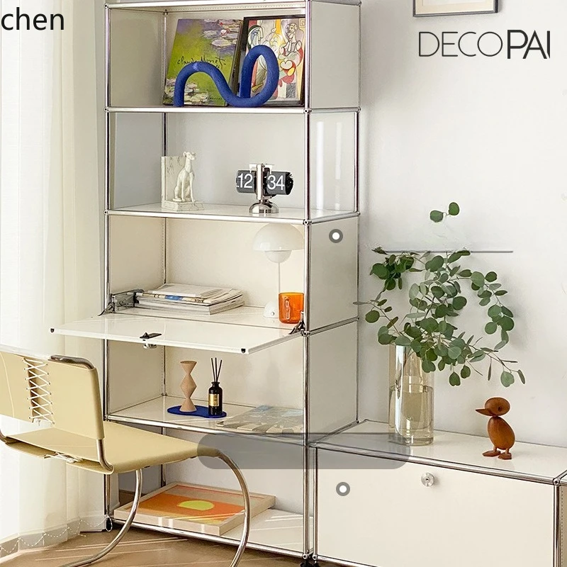 CZ Modular Sideboard Narrow Stainless Steel Drawer Cabinet Living Room Wall-Mounted Storage Cabinet