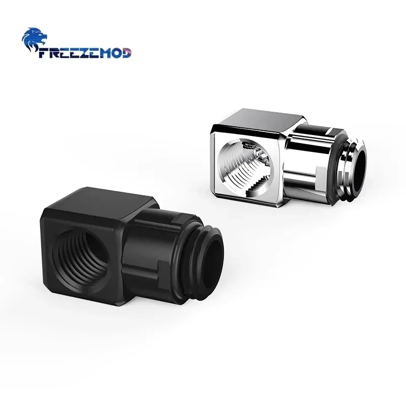 FREEZEMOD Water Cooling 90 Degree Fitting joint Adapter Can Rotate 360 Degrees Commutation For Construction of water cooler syst