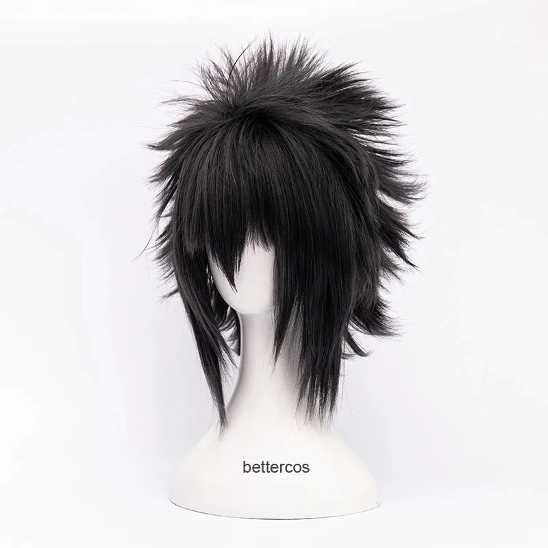 วิกผมคอสเพลย์เกม XV Noctis Lucis Caelum ทนความร้อน วัสดุใยสังเคราะห์ สำหรับผู้ชายและผู้หญิง พร้อมหมวกวิก