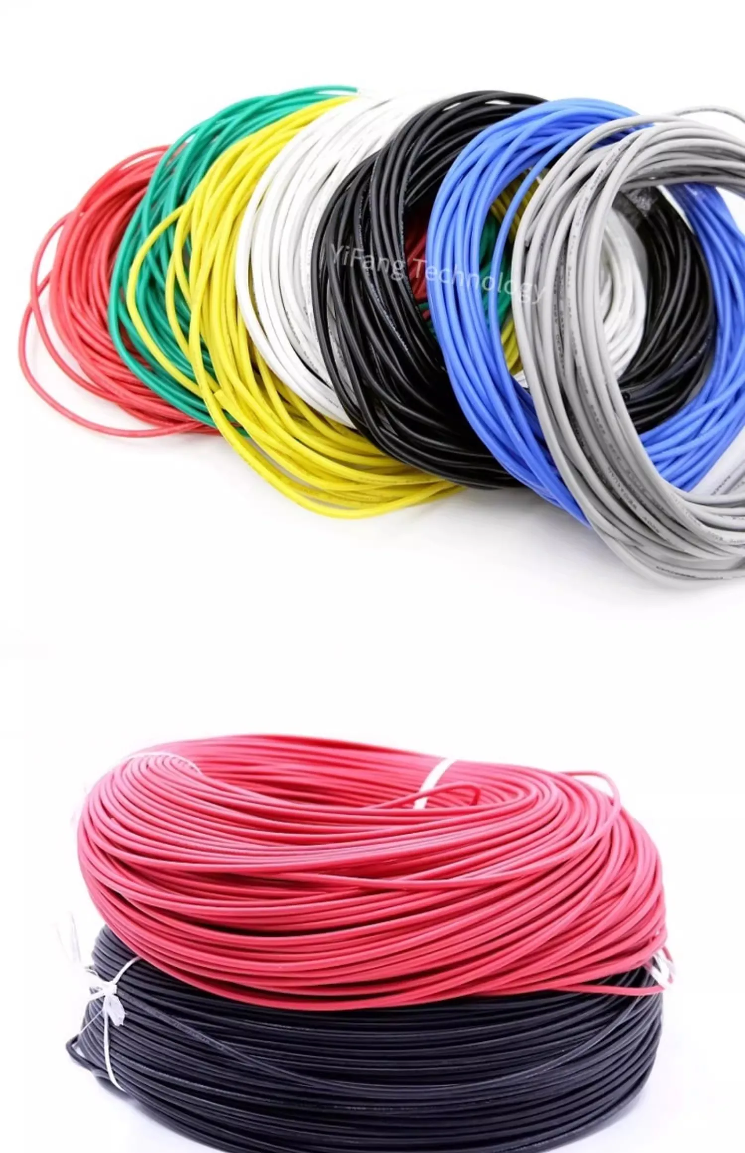 100 م #   10AWG خاص لينة سلك السيليكون مقاومة للحرارة 200 درجة 600 فولت طائرة نموذجية سلك توصيل بطارية الليثيوم