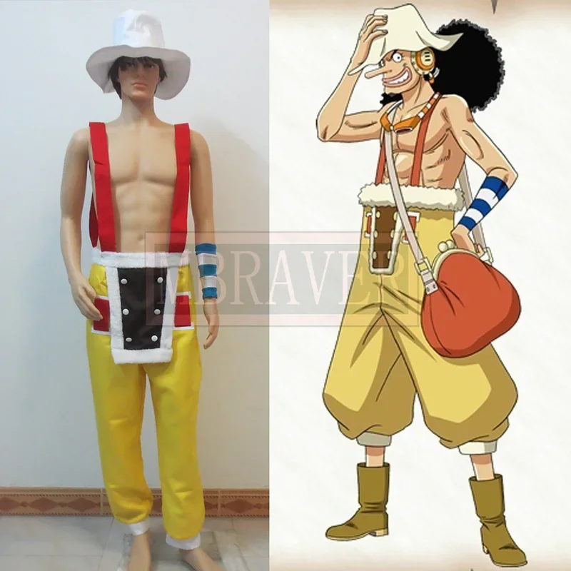 

Usopp, костюм для косплея, искусство, Рождество, Хэллоуин, изготовленный на заказ, любой размер