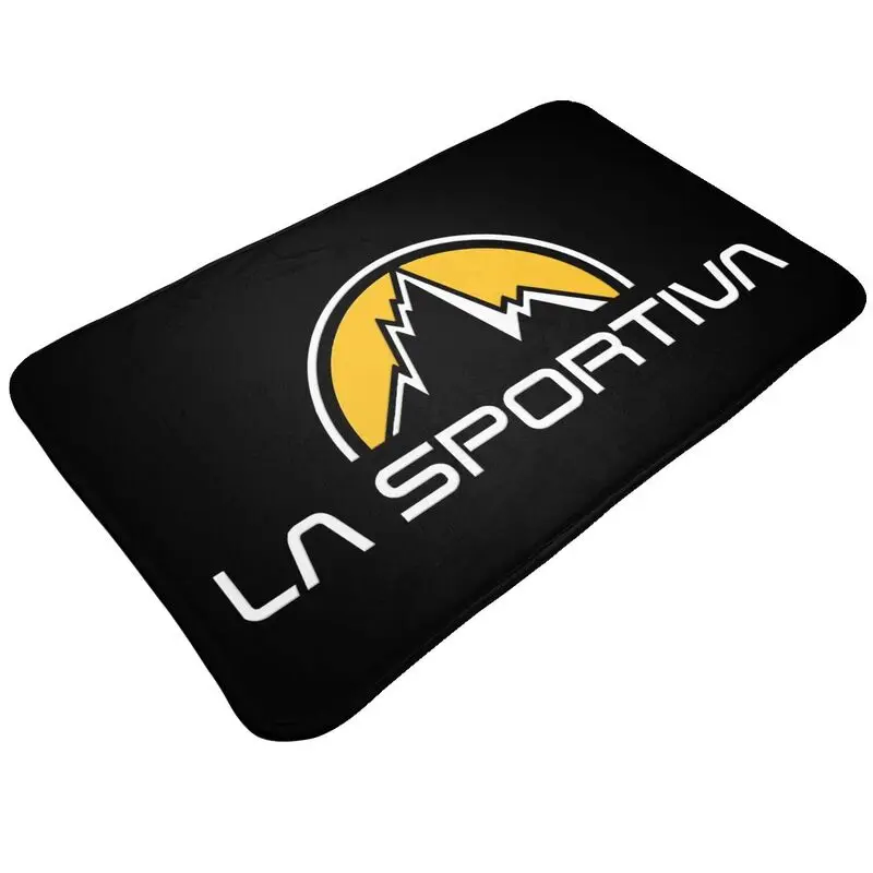 Custom La Sportiva Logo Doormat Anti-Slip Bathroom Kitchen Mat Living Room Door Floor Entrance Carpet Rug