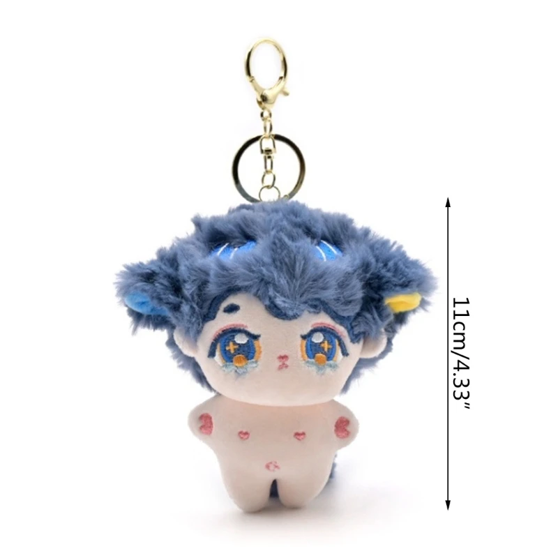 Rag Star Backpack Plush Pendant Cartoon Cosplay Cotton Keychain Handbag Ornament Adults CarKey Accessories