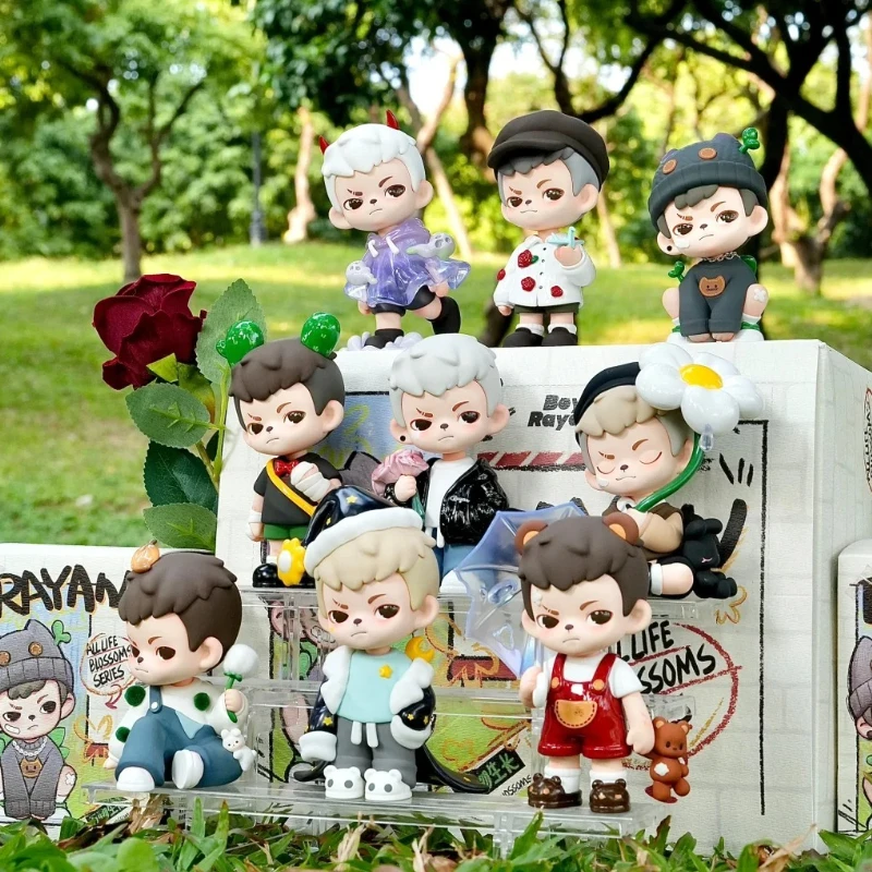 

Подлинная серия Rayan All Life Blossoms, слепая коробка, модная игрушка-кукла, милая загадочная коробка, экшн-фигурка, украшение для рабочего стола, подарок на день рождения