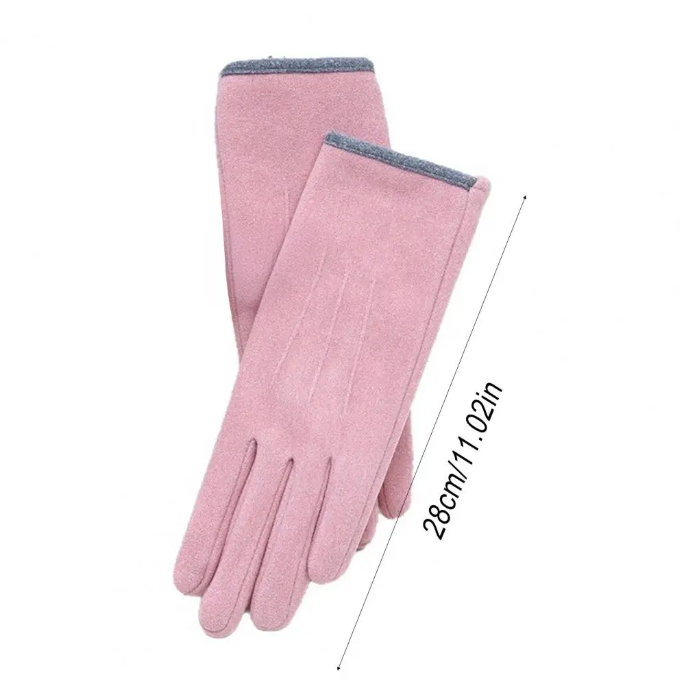 Guanti termici invernali da donna Guanti touch screen foderati in pile Guanti caldi antivento per SMS Ciclismo Guida Lavoro all'aperto