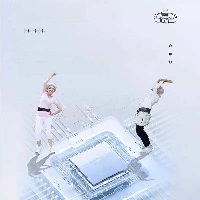 

Anti-drop belt women's 2023 new men's black elderly anti-fall protection smart airbag S12