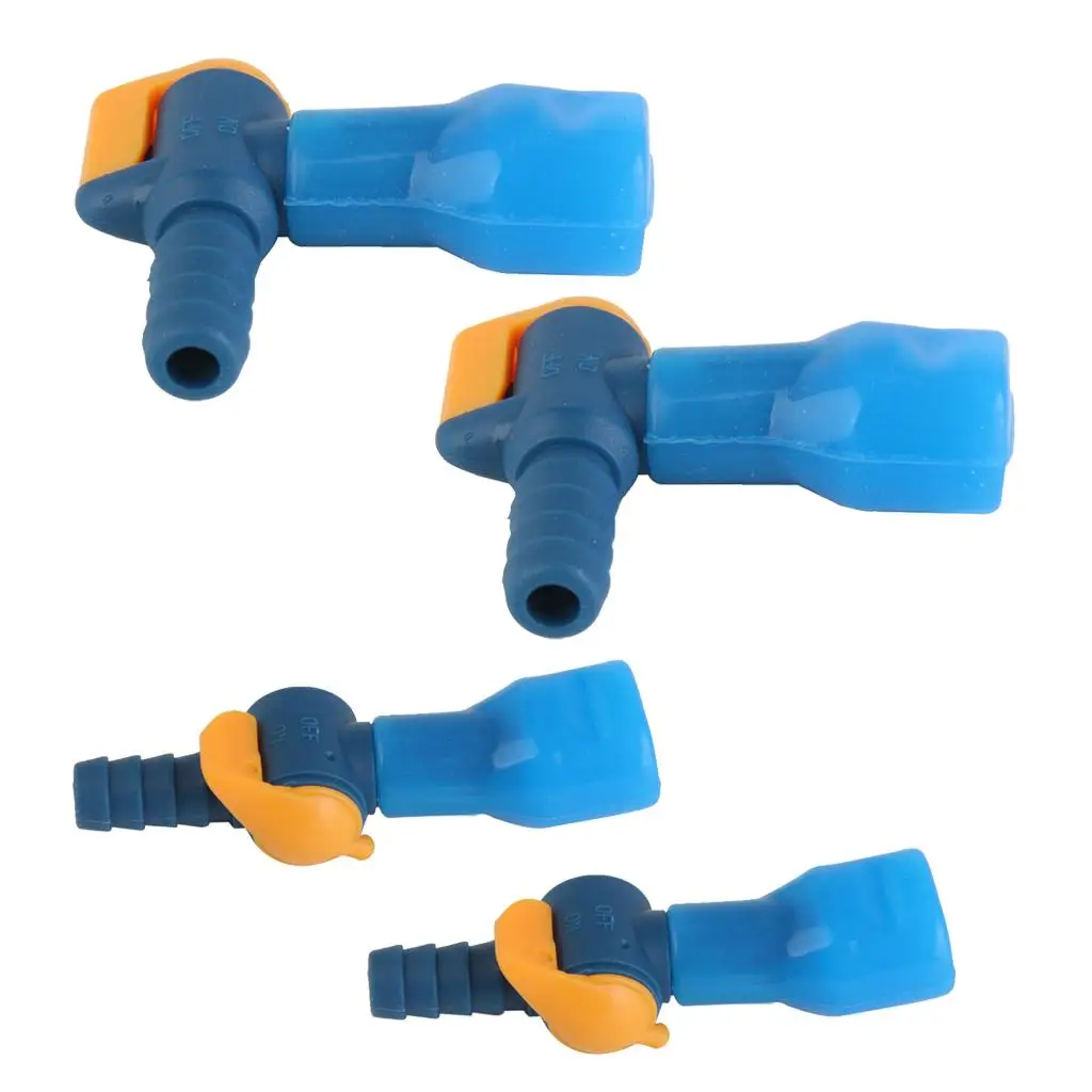 4 Pieces Angle Type Replacements Pack Bladder Water Bag Suction Tube Nozzles with