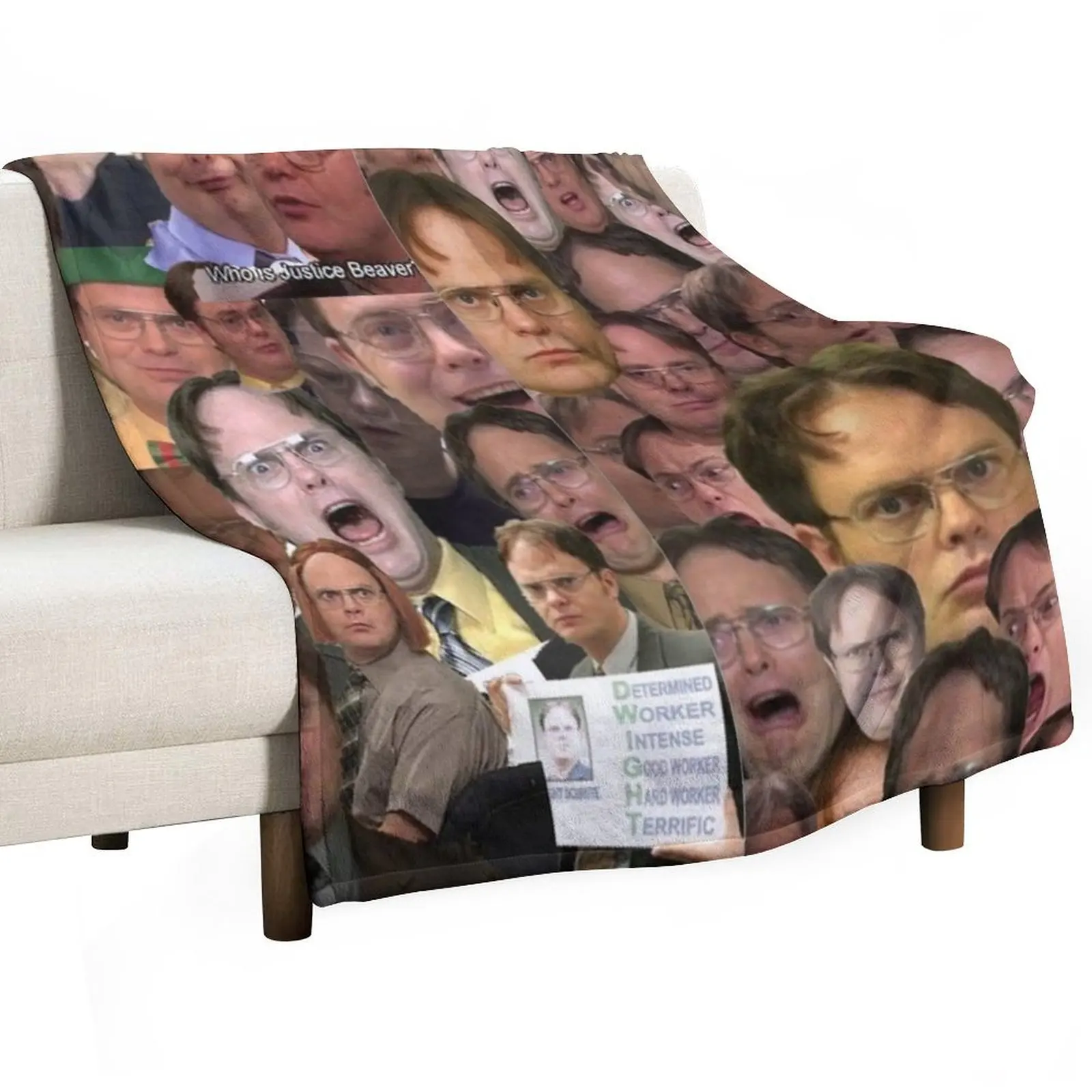 

Dwight Schrute - The Office Throw Blanket valentine gift ideas Tourist Blankets