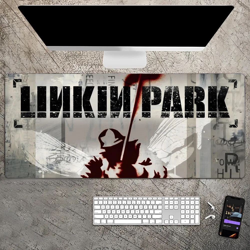 L-Linkins Muziekpark Muismat Custom Huid Bureaublad Mat Kawaii Gaming Accessoires Studenten Schrijfblok Voor Pc Computer Tafel