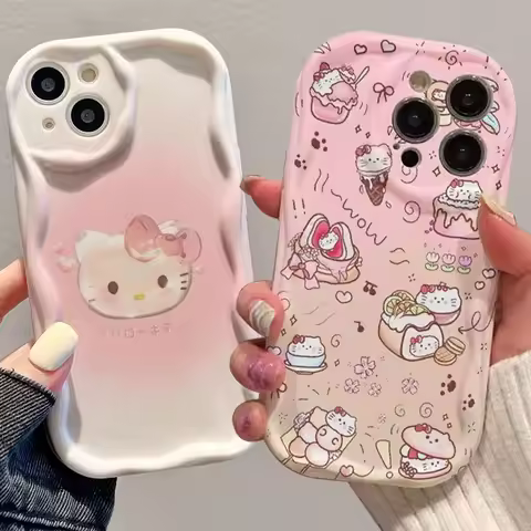 Ctue HelloKitty Case for Samsung Galaxy A34 A33 A32 A31 A30 A20 A24 4G A23 A22 A21S A20S A14 A13 5G A12 A10S A04E A03 M14 Cover