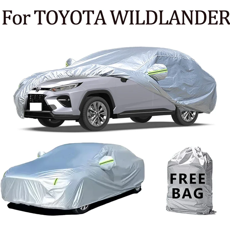 

Для TOYOTA WILDLANDER автомобильный чехол уличные защитные чехлы снежный солнцезащитный козырек водостойкий пылезащитный внешний УФ автомобильные аксессуары