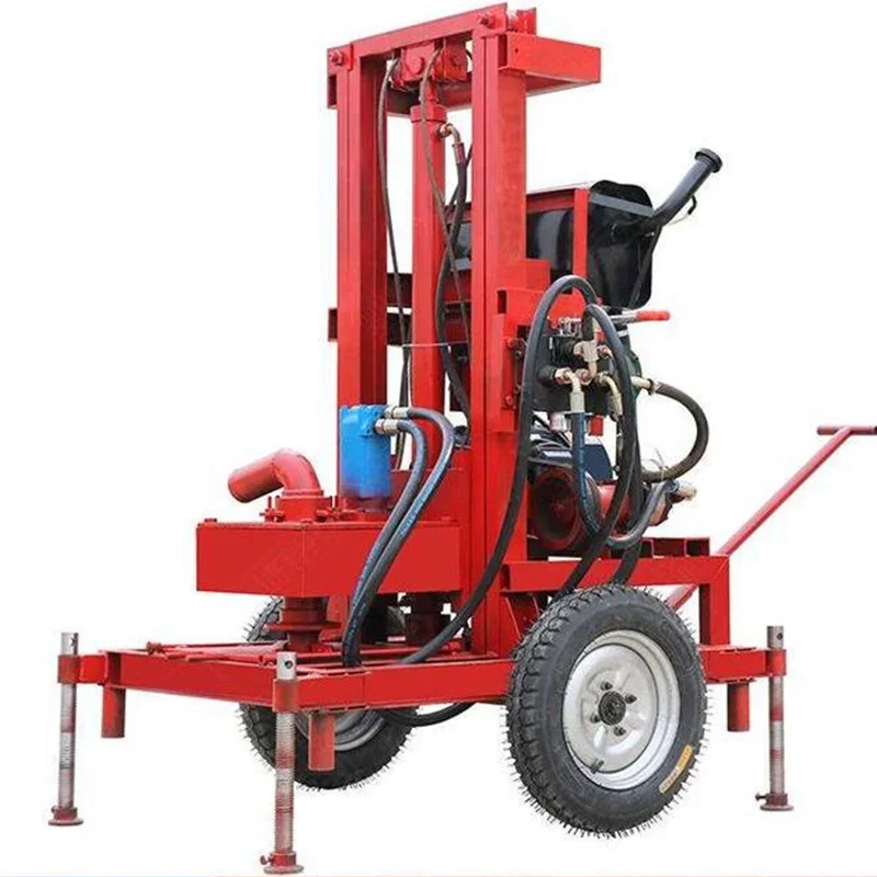 

Cheap Small Mini Water Wells Drilling Rig Machine 100 300m Depth Hydraulic Electric Portable Rock Water Well Drilling Price