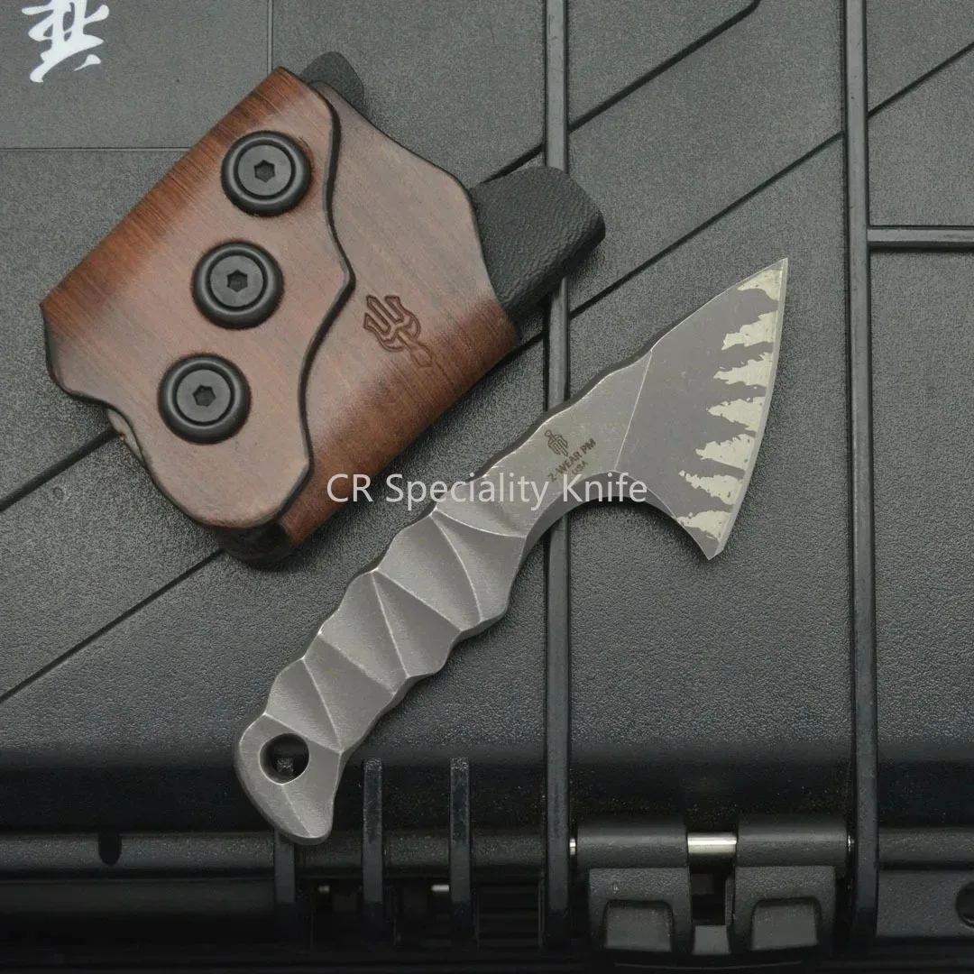 Mini Full Tang Z-Wear stalowe ostrze stałe nóż Outdoor przenośny z osłoną K noże kieszonkowe survivalowe Camping ręczne narzędzie EDC