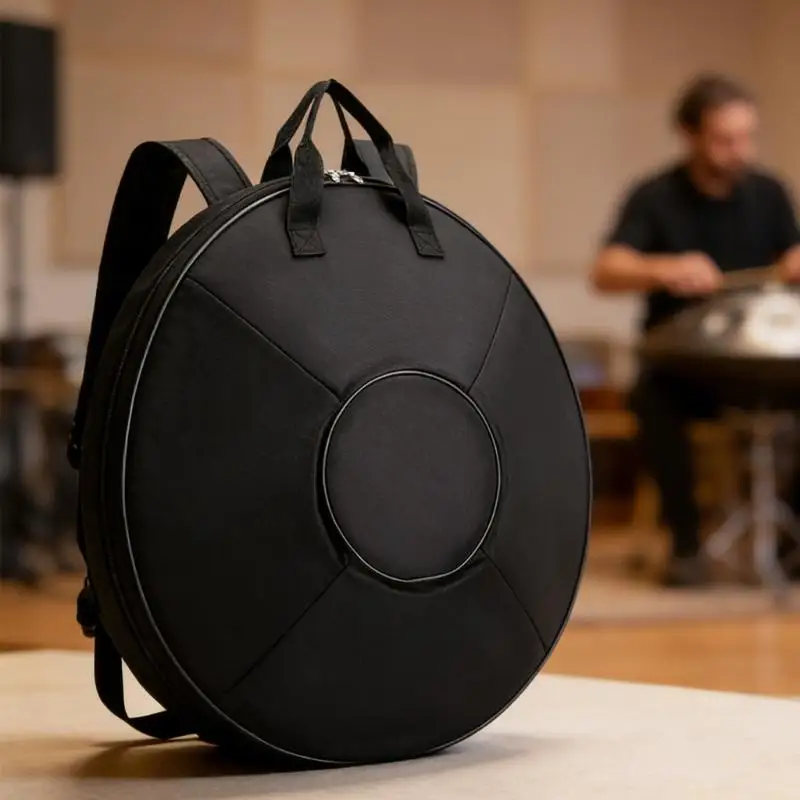 

U2JB Handpan Bag Percussion Instruments Instrument Case Handpan Case Cover Heavy Duty Handpan Travel Case