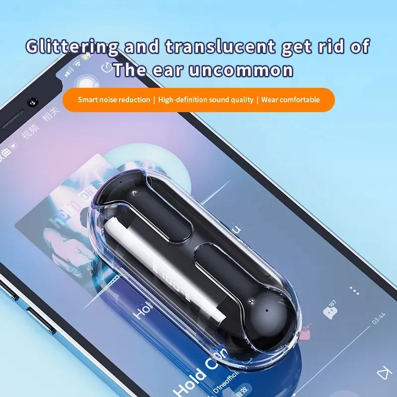 NEW TM20 Wireless TWS Bluetooth Earphone with LED Display Touch Noise Canceling Earbuds Sports Music Game Headset Waterproof