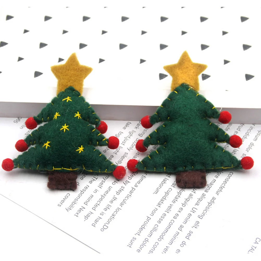 

3Pcs Christmas Felt Wool Hanging Ornaments Lovely Tree Pendants Decoration Party Supplies Christmas Felt Wool Decoration