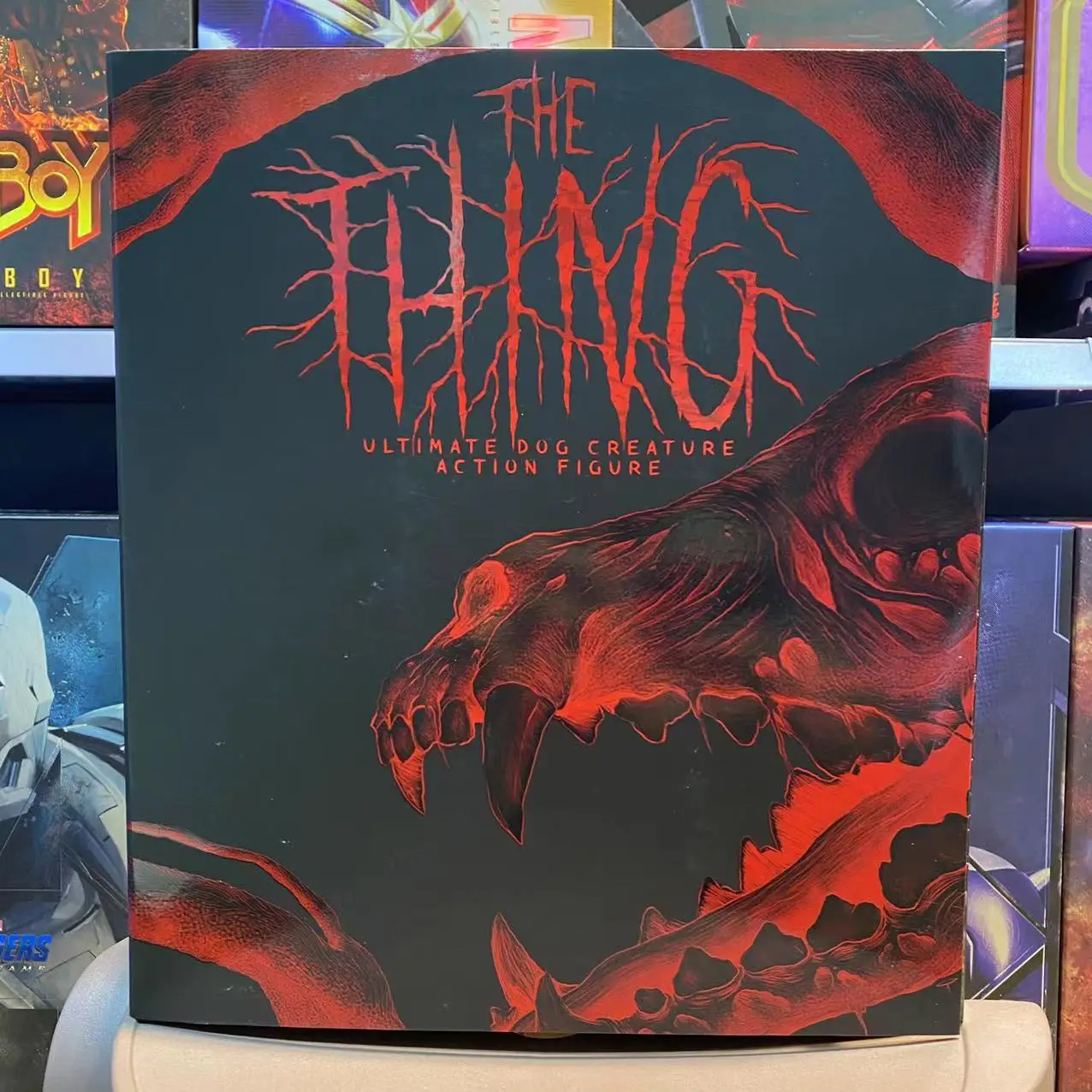 In Stock Neca Figure Collectible The Thing Deluxe Ultimate Dog Creature Scale Accessory Set Action Figure Model Toys